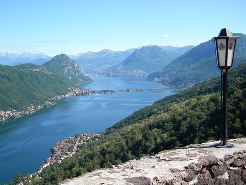 Lago di Lugano da Funivia Serpiano